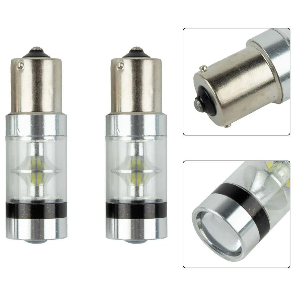 Easy To Install BRIGHT LED CANBUS BULB REVERSE LIGHT 100W 1156 2PCS BA15S 382 2x 1156 Light Bulbs 1000LM 360 Degrees