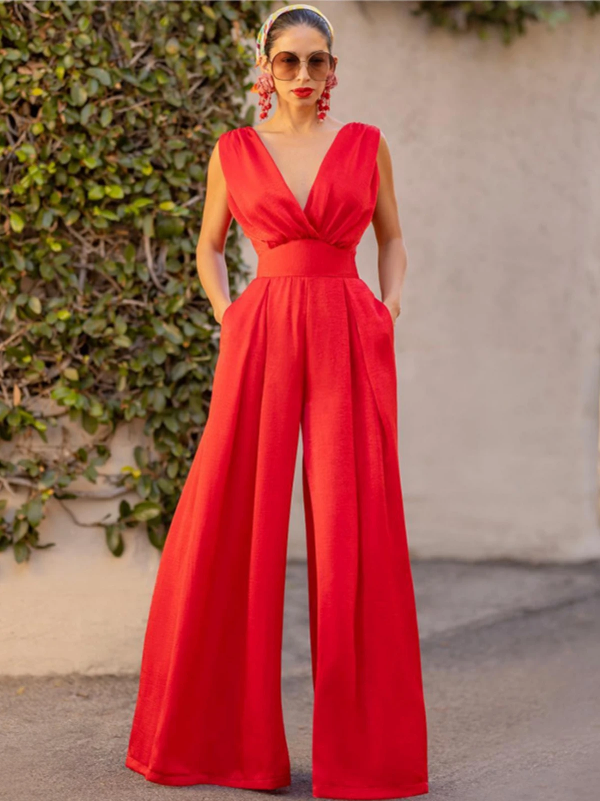 Evening Red Boiler Suit Womens Luxury New Women Jumpsuit Office