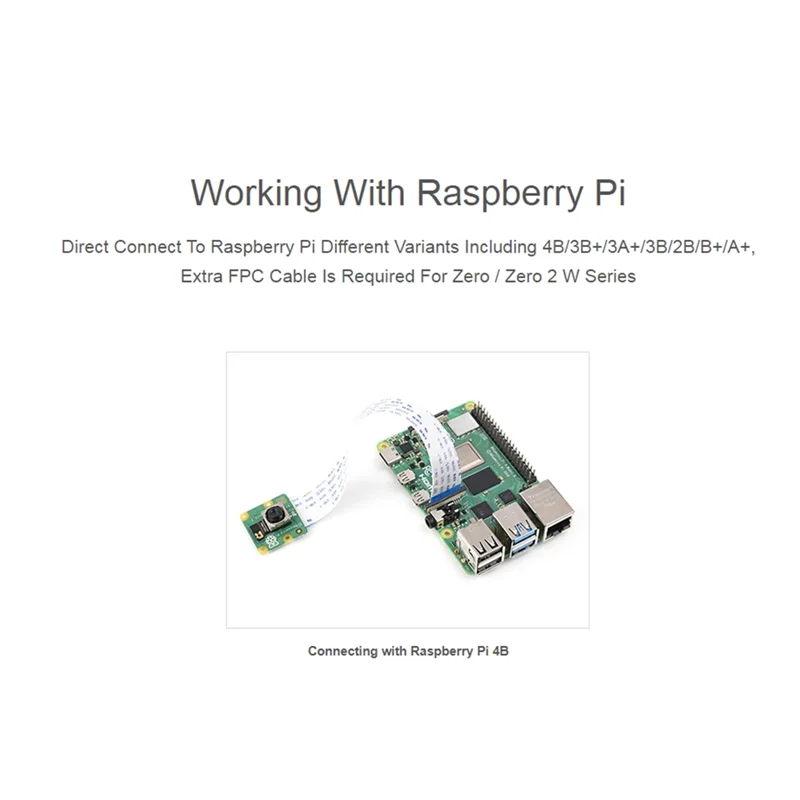 

For Raspberry Pi Camera Module 3 IMX708 Auto-Focus 120° FOV NoIR Version(D)