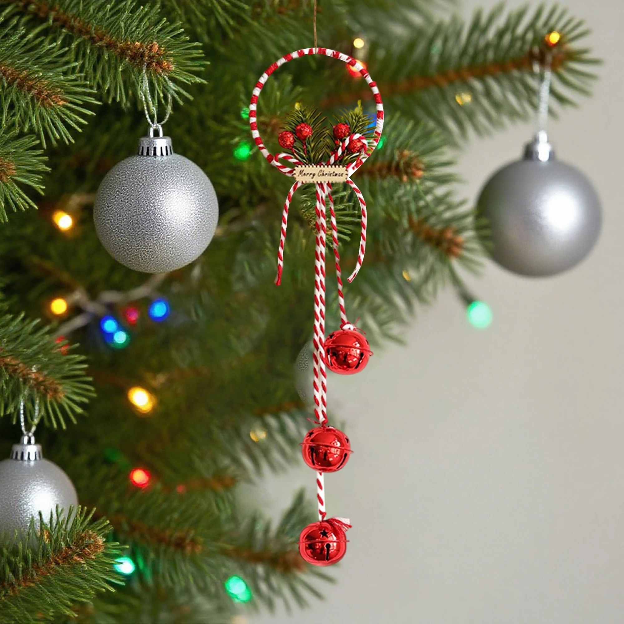 Christmas Tree Topper Star Gold Glittered Ornaments with LED Lights for Xmas Decorations Indoor Outdoor Home Party Festive