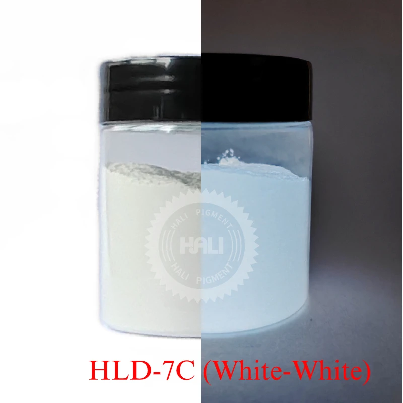 Glow in dark pigment photoluminescent powder luminous powder item:HLD-7C glowing color:white 1lot = 20g fluorescent pigment luminous pigment