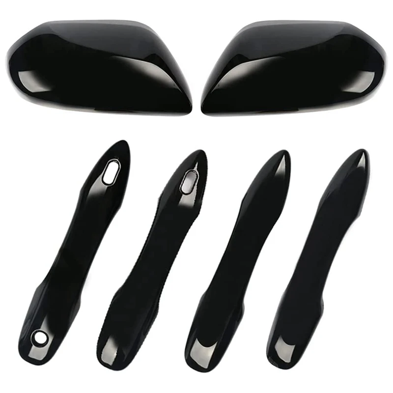 Side Door Mirror Caps + Door Handle Covers for Toyota Camry, blind spot mirror,rearview mirror,rearview mirror cover