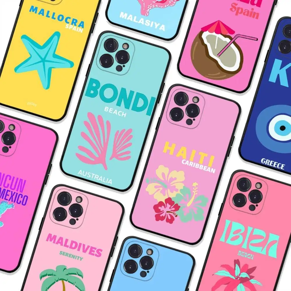 Tropical Oasis TPU Soft Phone Case