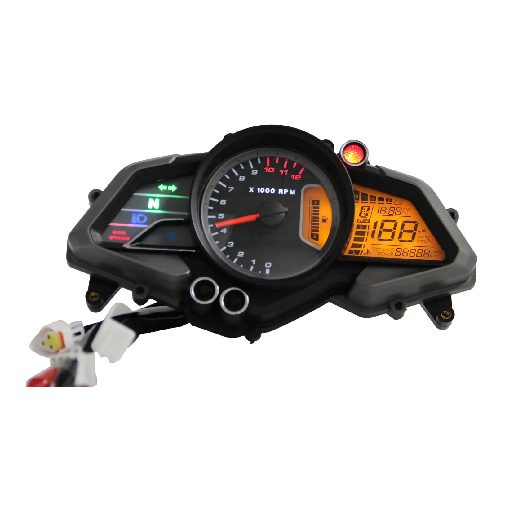

For Bajaj 200NS Tachometer Digital Odometer Motorcycle Speedometer Meter Gauge LCD Instrument