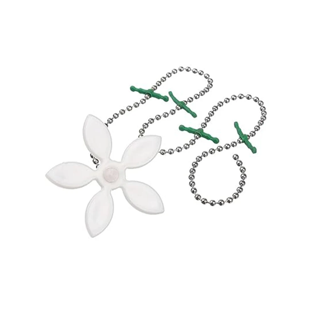 10pc Hair Dredge Chain Flower Shower Hair Cleaning Chain Premium Drain Hair Catcher Bathroom Hair Catcher Chain Hook Dredge Tool 2