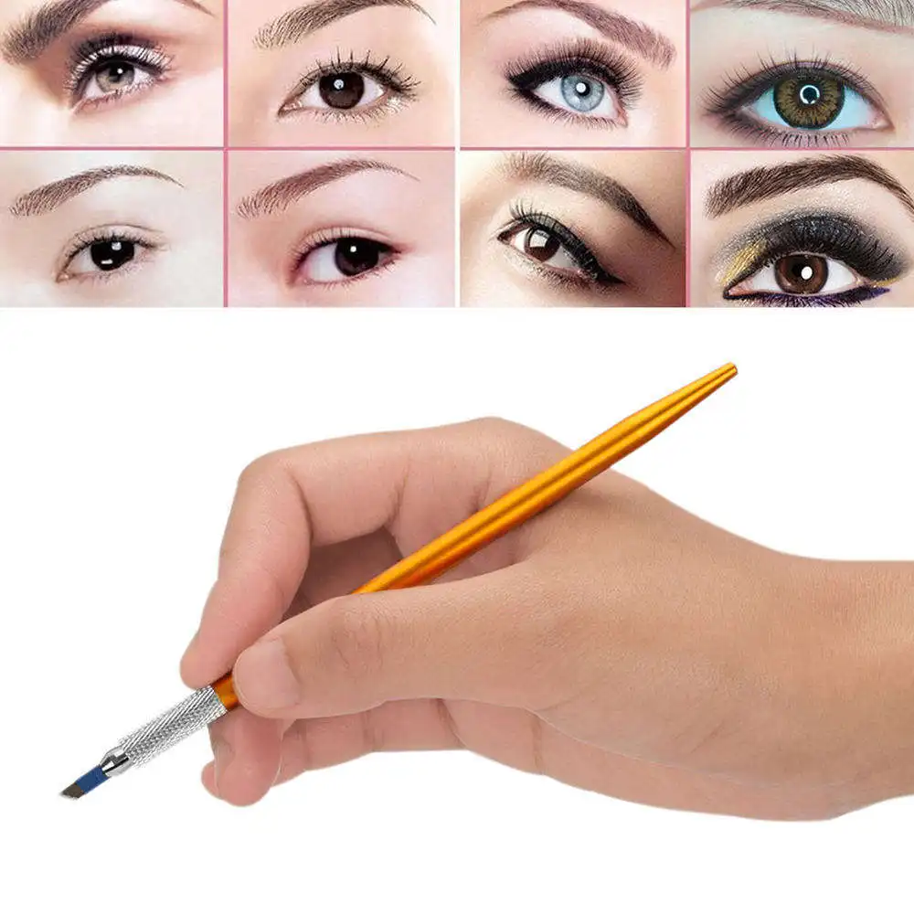 Professional Permanent Makeup Tattoo Beauty Tool 3D Microblading Pen TattooTraining Kit Complete Eyebrow Tattoo Practice Set tattoo supplies tattoo kit