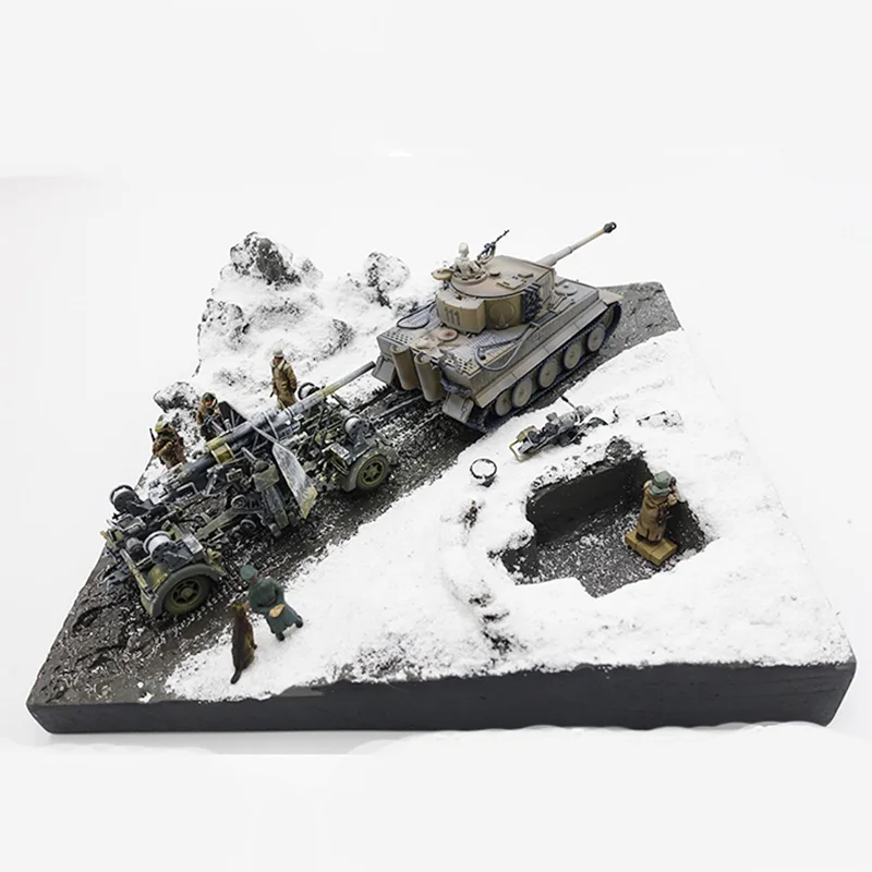 

Модель со снегом времен Второй мировой войны, модель героя из смолы масштаб 1:72, игрушка, подарок, коллекция, имитация дисплея, декоративная
