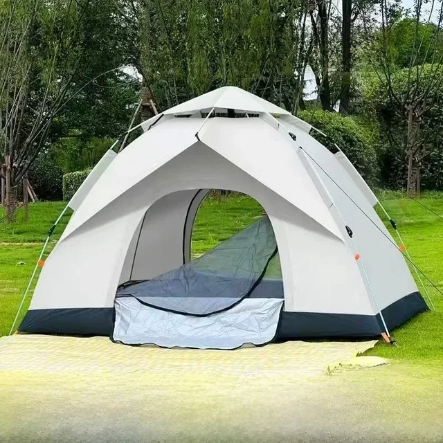 Portable Thickened Automatic Beach Camping Tent Waterproof Outdoor Travel Gear Park Overnight Stay Luxury Experience Level