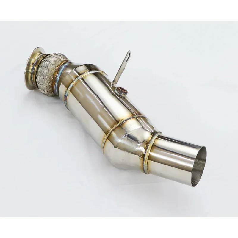 304 Stainless Steel Modified Motor Head Part, Straight-Through High Performance, Suitable for BMW535 640 740 5GT X5 X6 n55