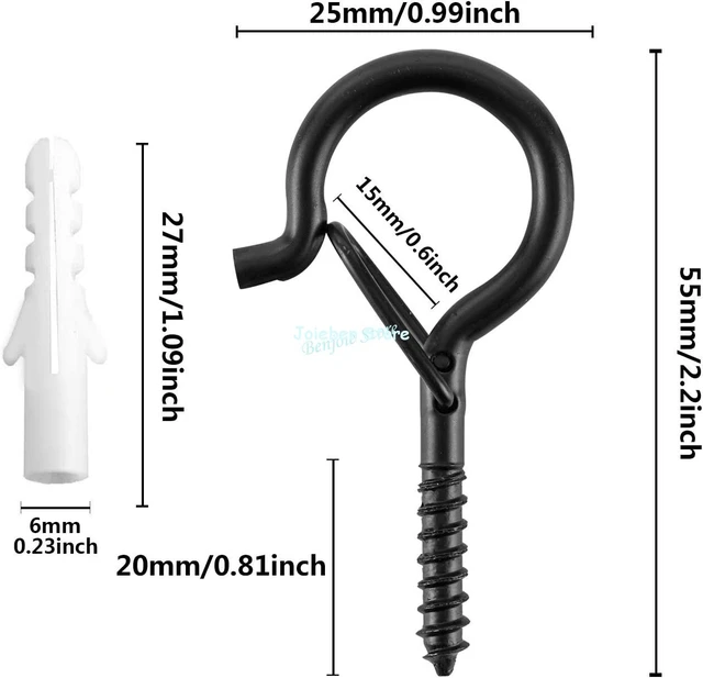 Q-Hanger Screw Hooks, Stainless Steel Wall Hooks, Cabinet Ceiling