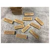 54 PCS Questions Tumbling Tower Game Ice Breaker Questions Tumbling Wood Color Wooden Giant Wood Stacking Game With Scoreboard 5