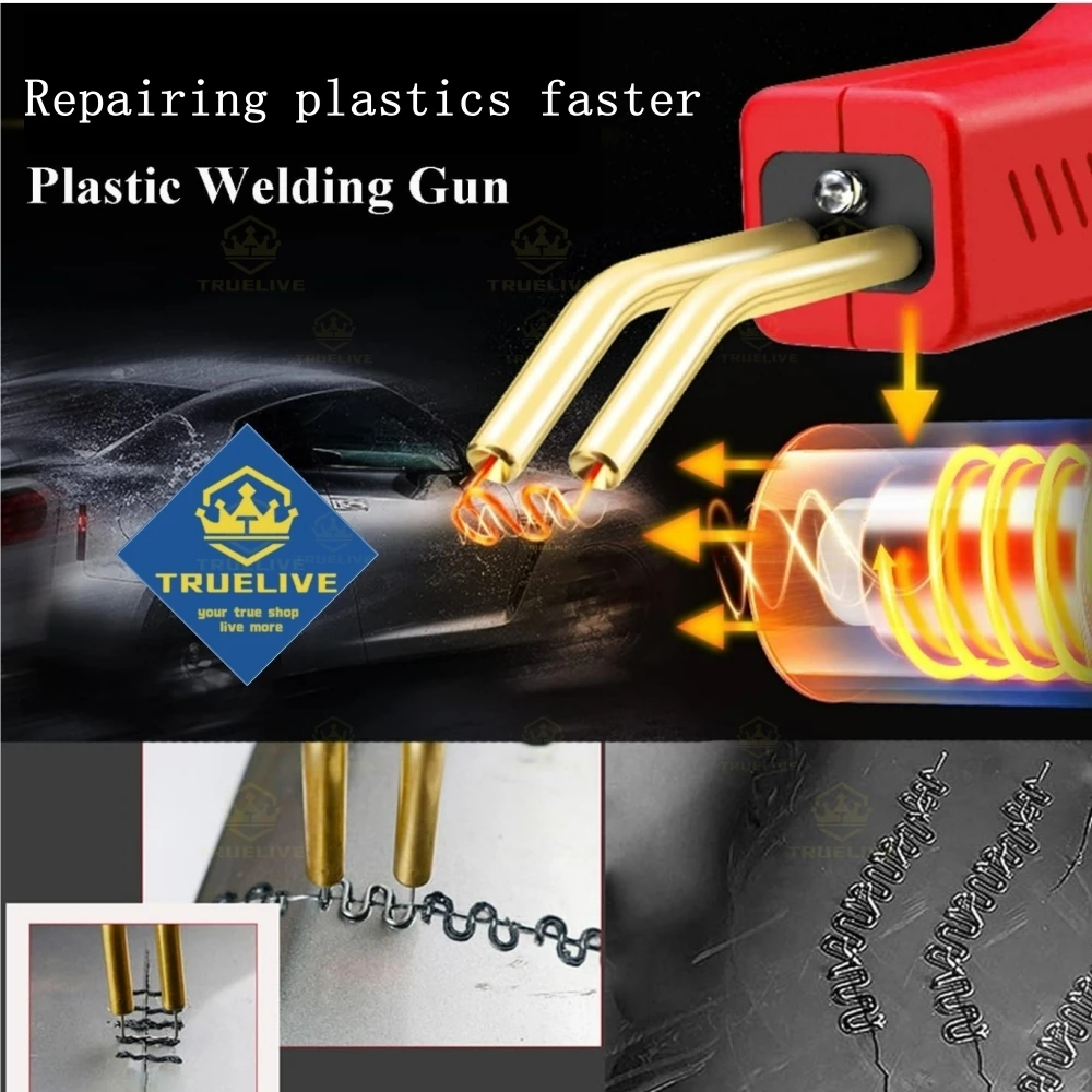plastic welder 3000/1200/200pcs Hot Stapler Plastic Welding Machine Car Bumper Repair Kit PVC Plastic Repairs Hot Stapler Staples Soldering Gun