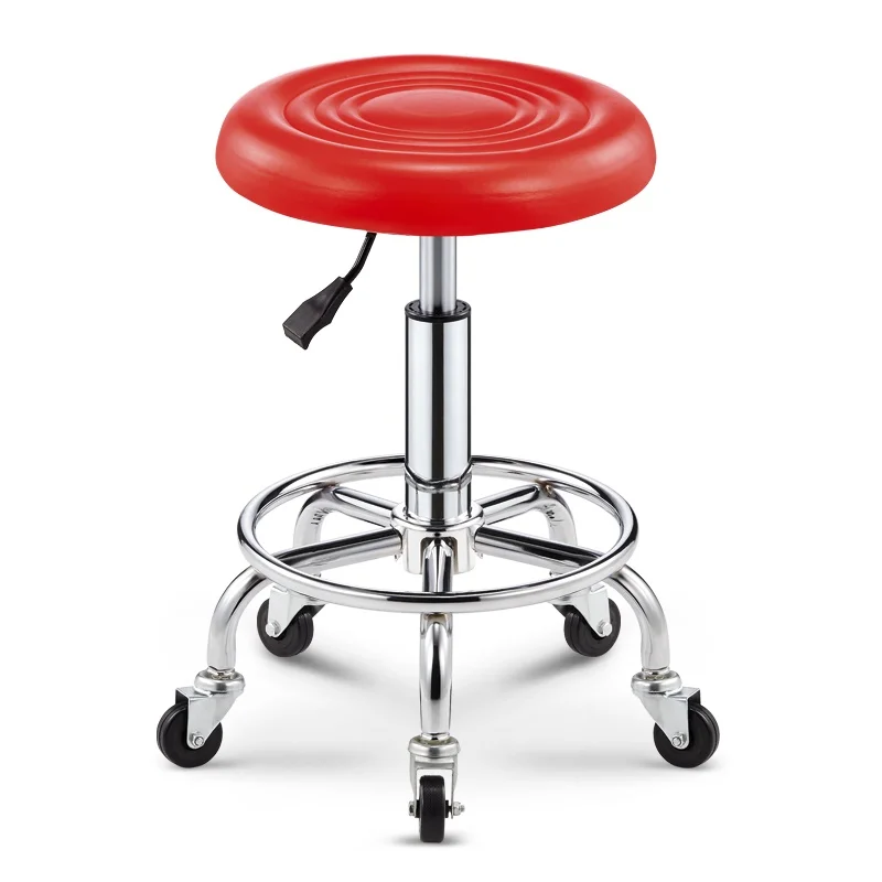 Salon Furniture Hairdressing Stool Barber Shop Chair Stylis Tattoo Chair Liftable Rotatable Beauty Nail Pulley Work Bench Chairs