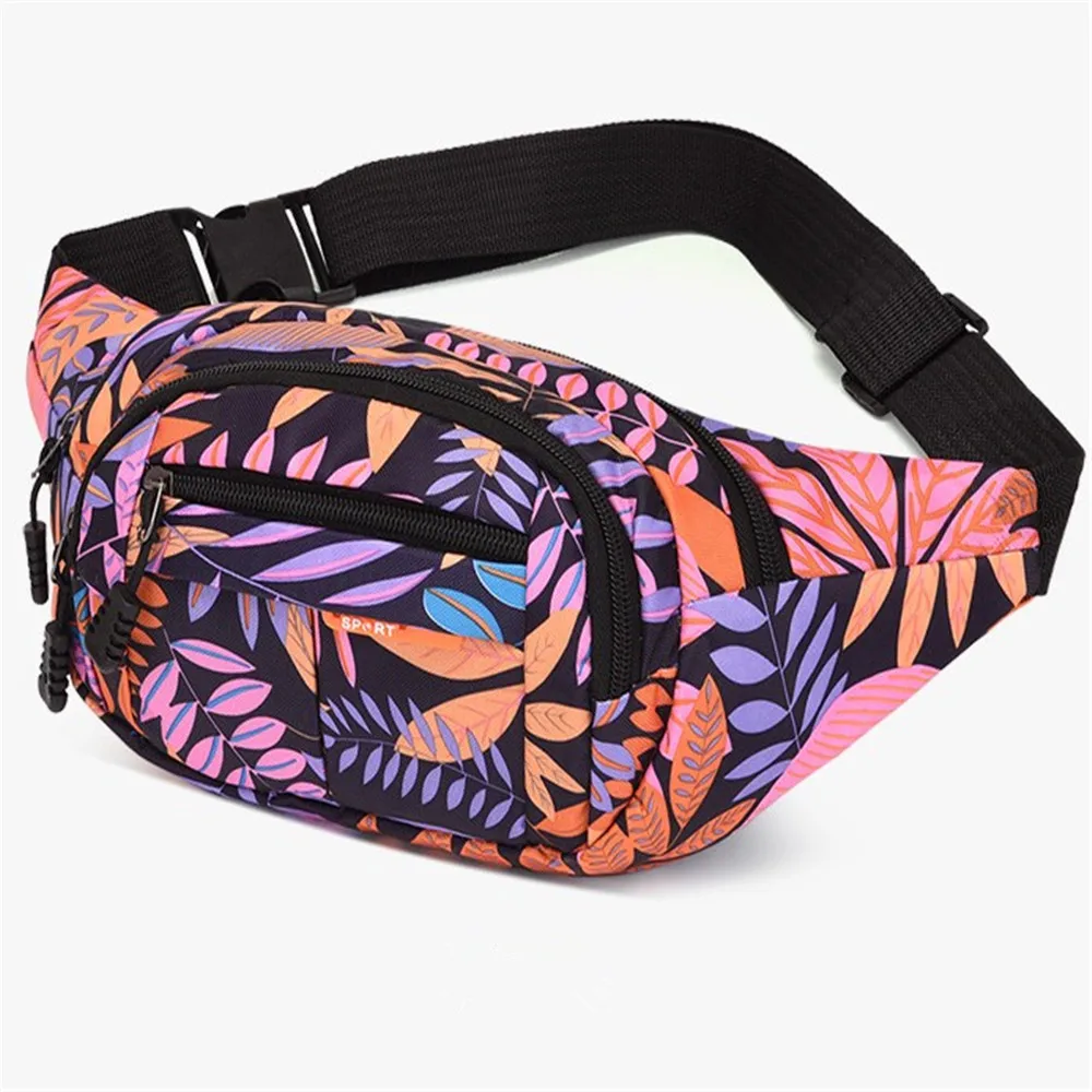 

Women Waist Bag Waterproof Waist Bum Fanny Pack Outdoor Running Jogging Belt Pouch Crossbody Bags Zipper Phone Purses Chest Bags