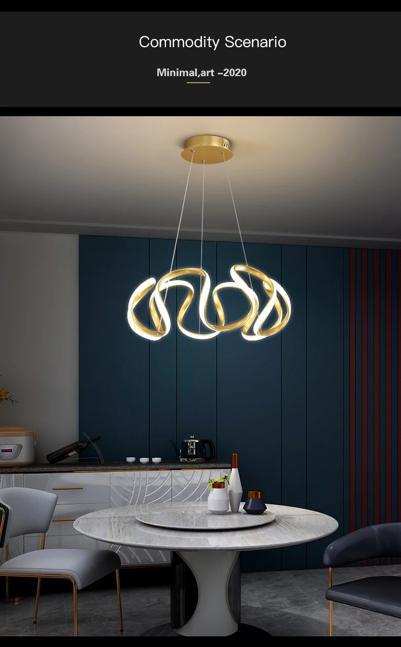 ceiling chandelier Modern LED Chandelier For Dining Room Kitchen Living Room Bedroom Decorate Ceiling Pendant Lamp Gold Nordic Design Hanging Light wayfair chandeliers