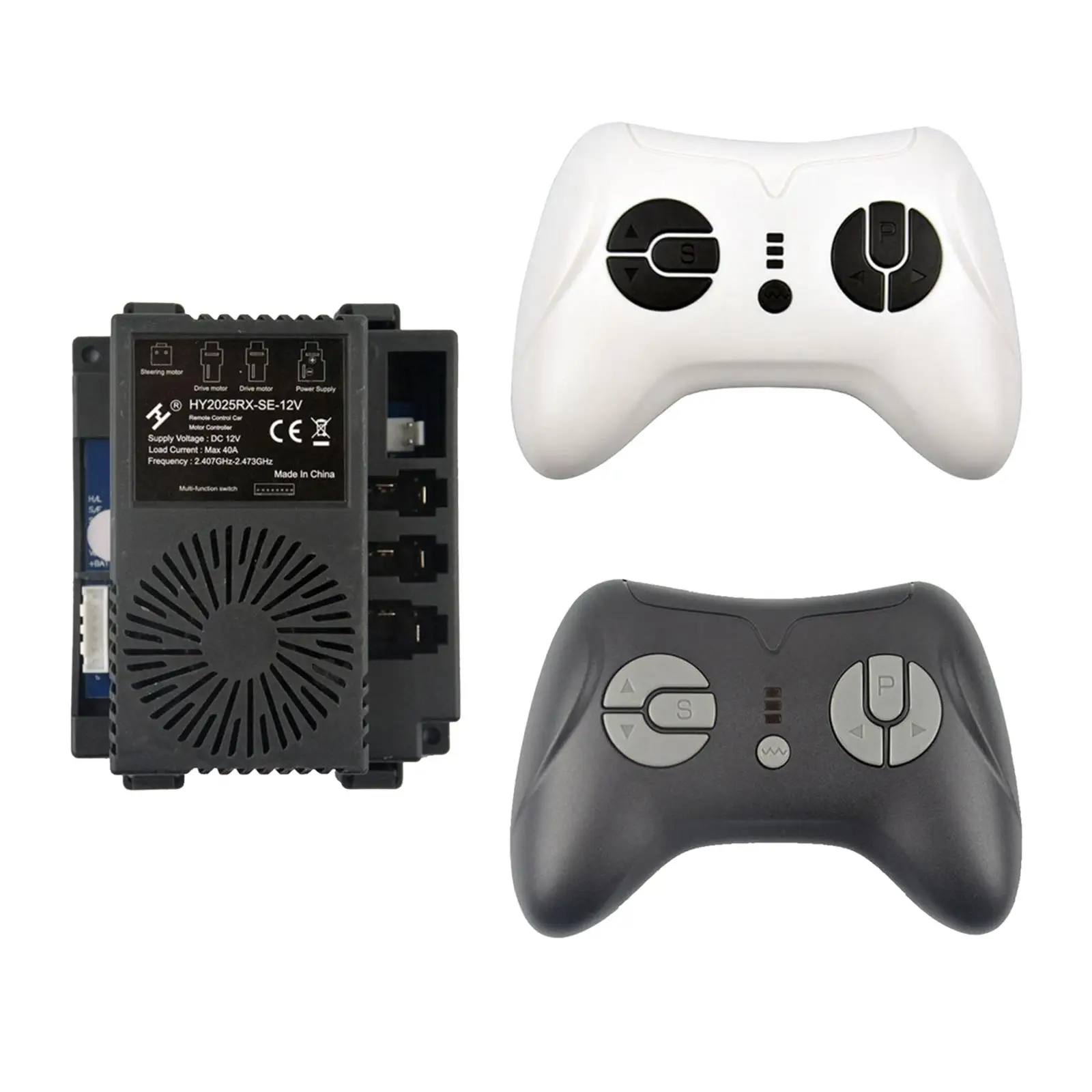 Kids Electric Car Remote Controller HY2025RX-12V Accessory for RC Model Kids Electric Car Remote Controller HY2025RX-12V Accessory for RC Model