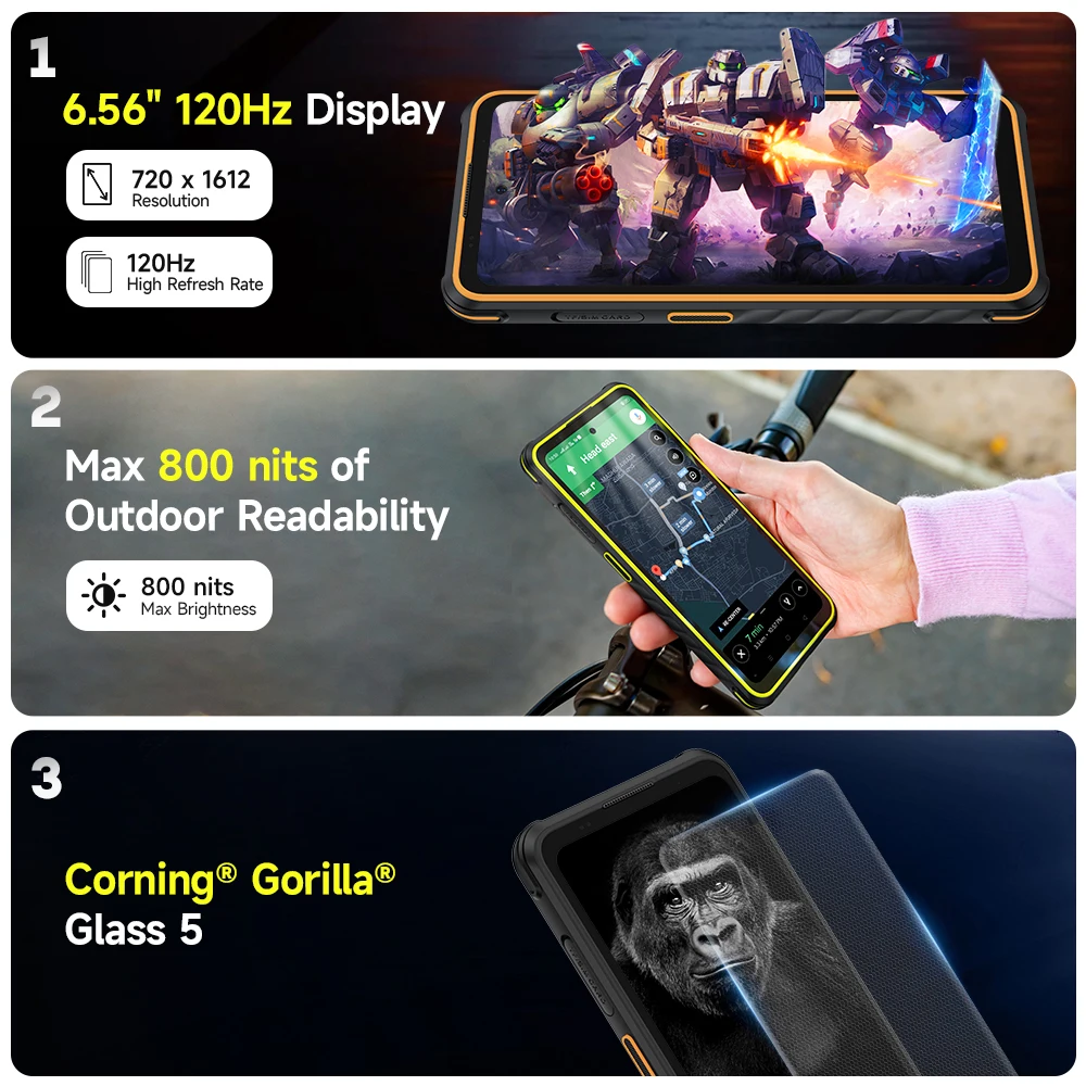 【World Premiere】Ulefone Armor X31 Pro 5G Rugged Phone Android 14 Smartphone 6.56”16GB + 256GB Night Camera 64MP 6050mAh NFC 4