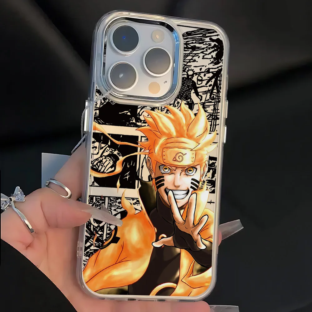 Vibrant Anime Naruto-Themed Soft Phone Case