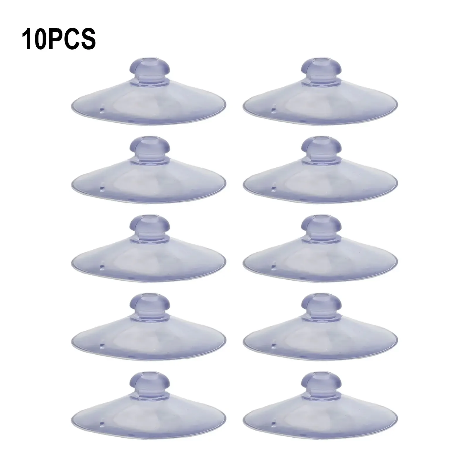 4/10PCS 55mm/50mm Mushroom Head Clear Suction Cups Thumb Nut Strong Vacuum Suckers PVC Transparent Kitchen Bathroom Wall Hooks