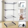 Clothes Drying Rack Folding Drying Rack Clothing 4 Tier Clothes Horses Rack Stainless Steel Laundry Drying Rack ﻿ 3