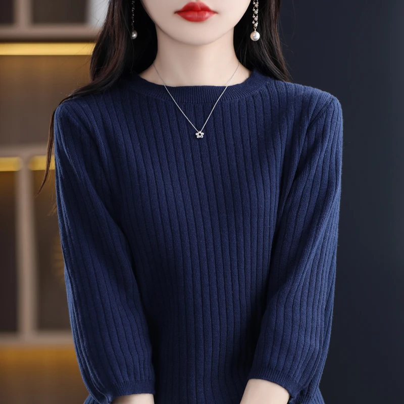 

Summer Round Neck Solid Simple Half Sleeve T-Shirt Ladies Loose Casual Fashion All-Match Pullover Top Women Pure Cotton Clothes