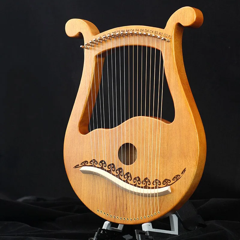 Portable Ethnic Lyre Harp 19 Strings Tuning Classical Professional Harp Unusual Children Arpa De Boca Stringed Instruments