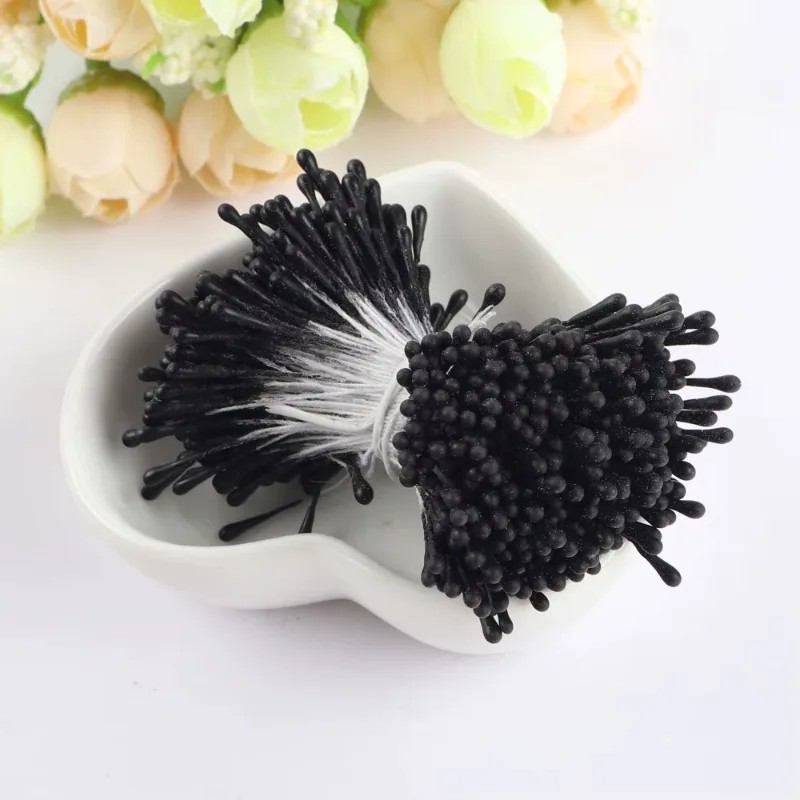 Artificial Mini Pearl Stamen and Pistil for DIY Craft Projects, Wedding Bouquet Accessories Party Decoration Home Decor Supplies