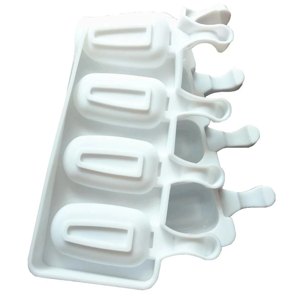 WKNGM Large Silicone Popsicle Molds Set - 3 Molds With Lids, 100 Sticks & Bags, Pink - View #14