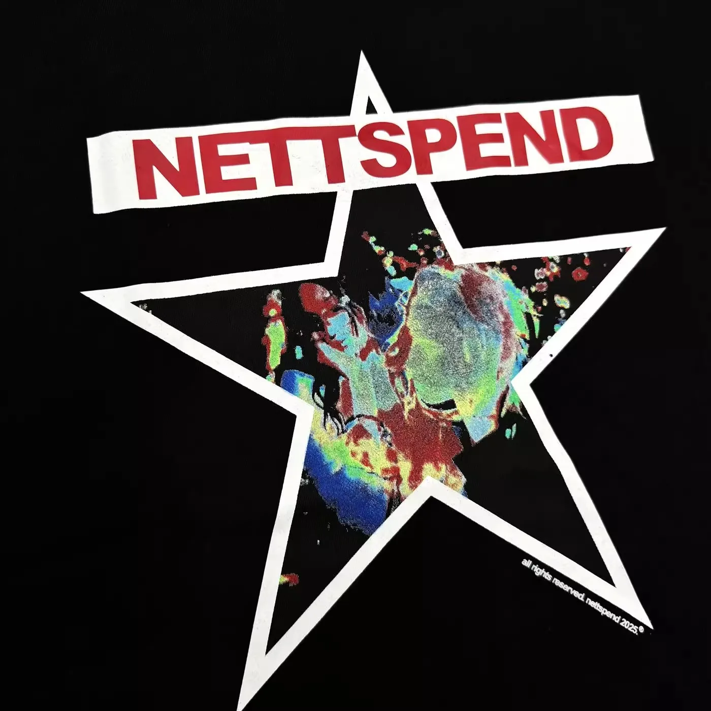 トップス Nettspend Invert Tour Vlone T-Shirt Nettspend Invert Tour Vlone T-Shirt New Men Nettspend Invert