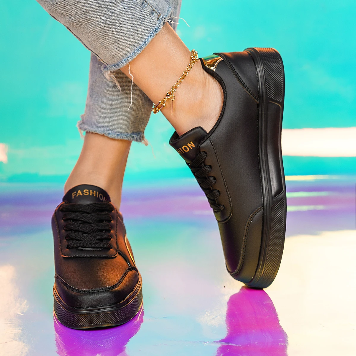 Women Sports Board Shoes Outdoor Non-slip For Fitness Tennis Travel Hiking