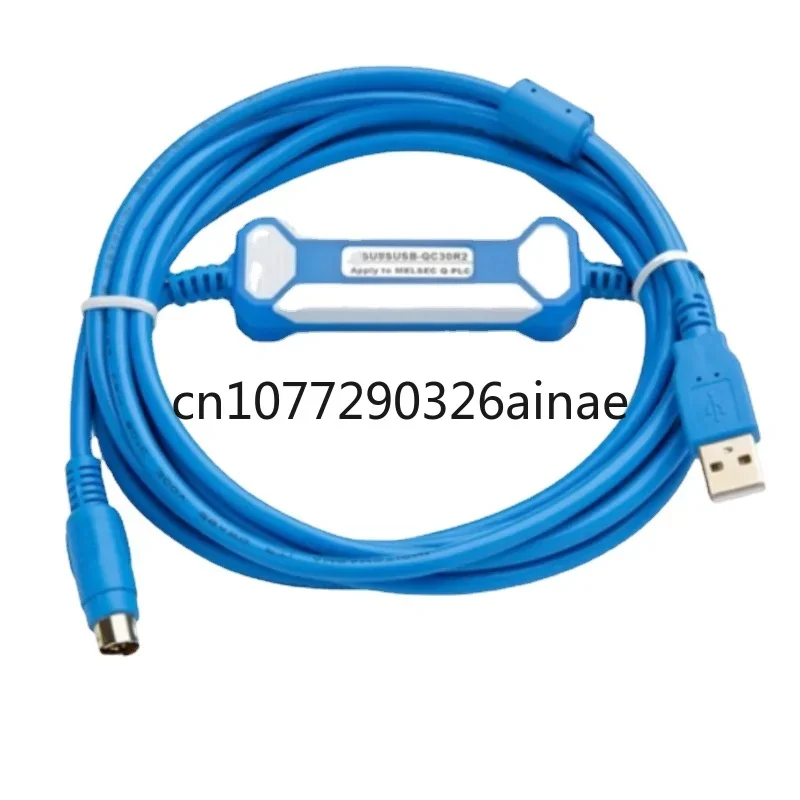 

MELSEC GS/GOT1050/1055 RS232 serial programming cable download cable，QC30R2 is used for Q series PLC communication cable