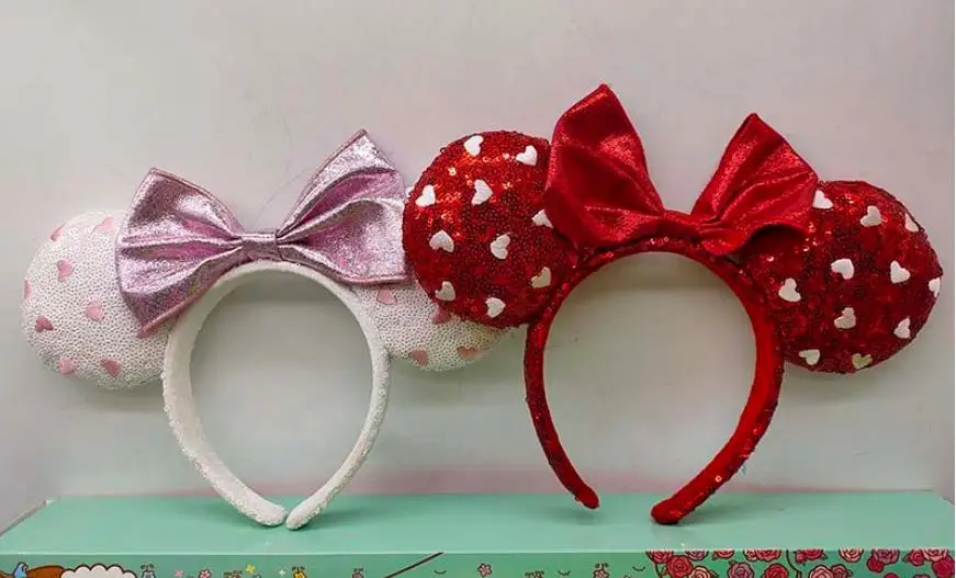 

Повязка на голову с бантом в виде сердца, 2 шт.