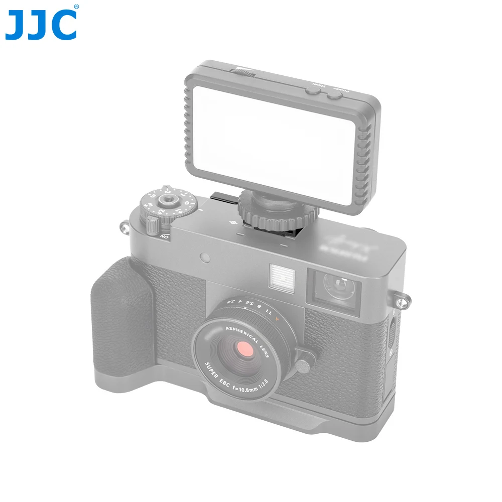 JJC Aluminiumlegierung Kamera Blitzschuh Daumen hoch Griff für Fujifilm X Half X-HF1 Zubehör Daumenauflage Kamera Griffhalter – Detail 15