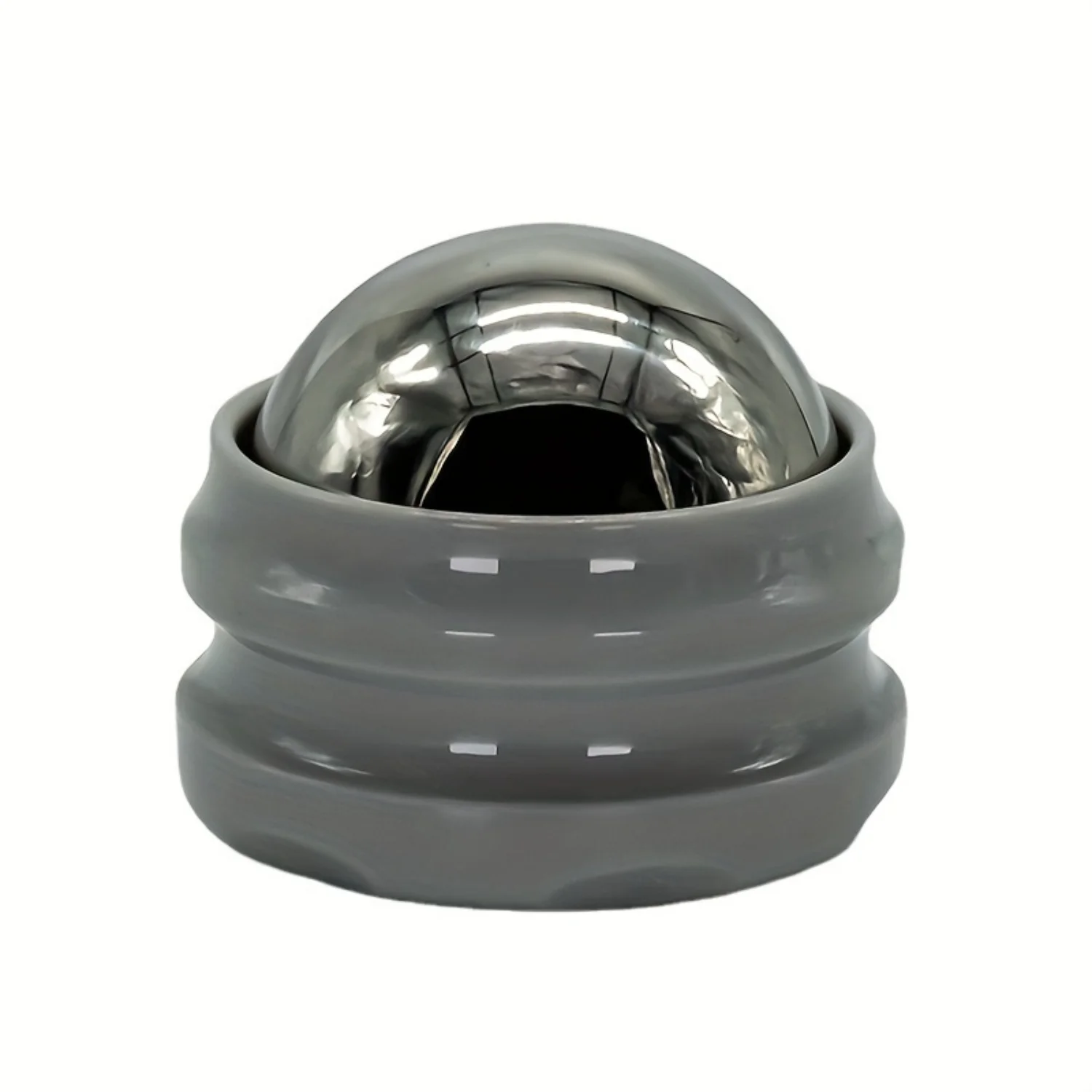 1pc Stainless Steel Iced Massage Ball, 54mm/2.1inch Hot & Cold Compress, Muscle Cooling Beauty Tool for Sports Fitness