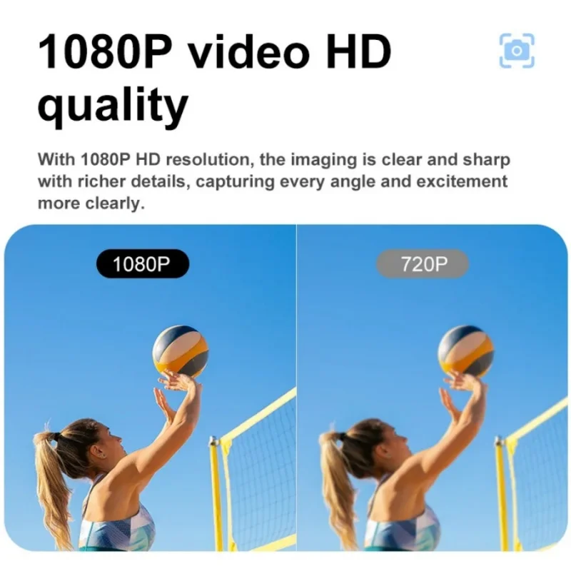 1pc HD 액션 카메라 야외 휴대용 vlog 스포츠 사이클링 카메라 wifi 애완 동물 모니터링 카메라 미니 자기 레코더