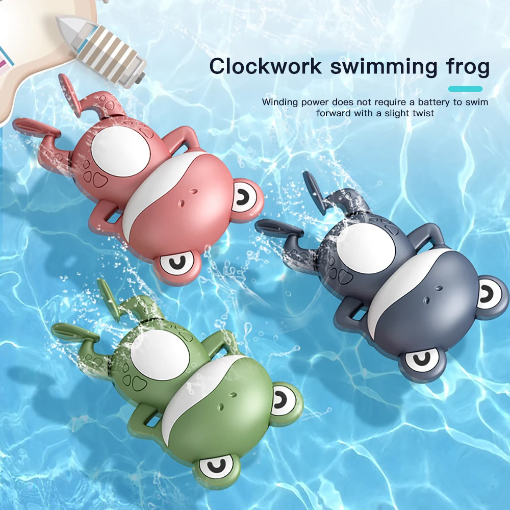 Baby Shower Clockwork Baby Water Cute Animal Nuoto Rana Giocattolo Quando Il Bagnetto In Bagno Kid Clockwork Giocattoli Da Bagno Giocattolo Da Bagno