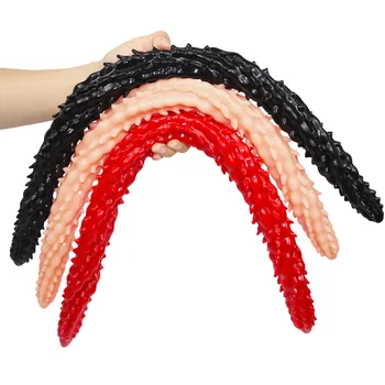 61cm Super Long Double Head Dildos With Soft Thorn Vagina Anal Plug Flexible Fake Penis Sex Toys For Women Lesbian Masturbator 2