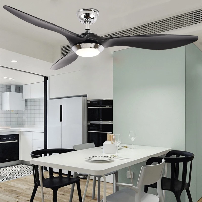 Nordic Ceiling Fan With Lights and Remote Control Modern Fan Lighting Applicable Decor Dining Room Ceiling Childrenroom Lamp