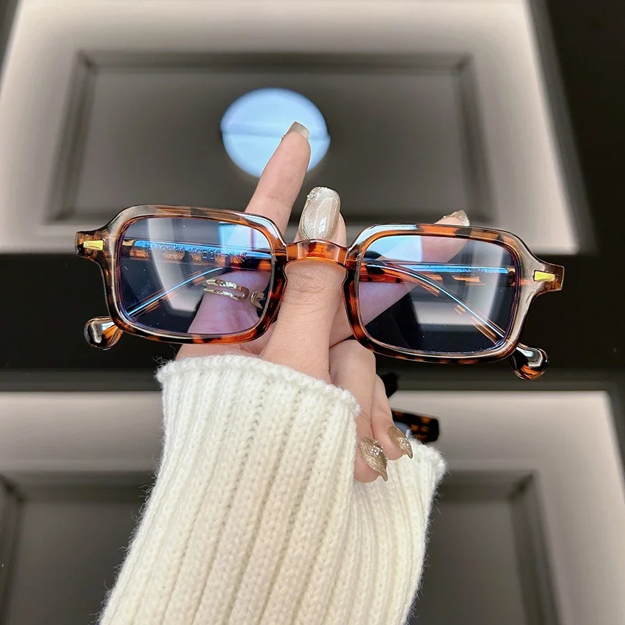 Fashion Square Sonnenbrille Frauen Männer Marke Designer Vintage Spiegel Sonnenbrille Weiblich Männlich Klassische Retro Rechteck Gafas De Sol – Detail 1