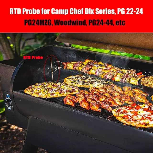 Az Rtd Hőmérsékleti Érzékelő Szonda Cseréje, Kompatibilis A Camp Chef Wood Pellet Grills-Rel, Cserélje Ki Pg24-44 Alkatrészt - Image 6