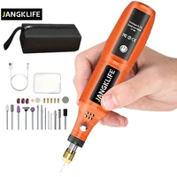 Three Speeds USB Cordless Rotary Tool Kit Woodworking Engraving Pen DIY For Jewelry Metal Glass Mini Wireless Drill 1