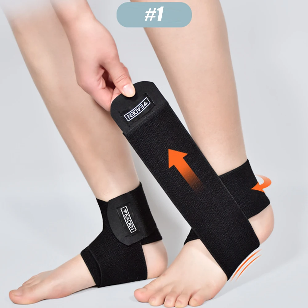 Ankle Support 1Pcs Ultrathin High-Elastic Ankle Wraps Brace for Men Women Kids Adjustable Compression Sleeves for Running fitness ankle straps ankle straps ankle wrist cuffs ankle support brace