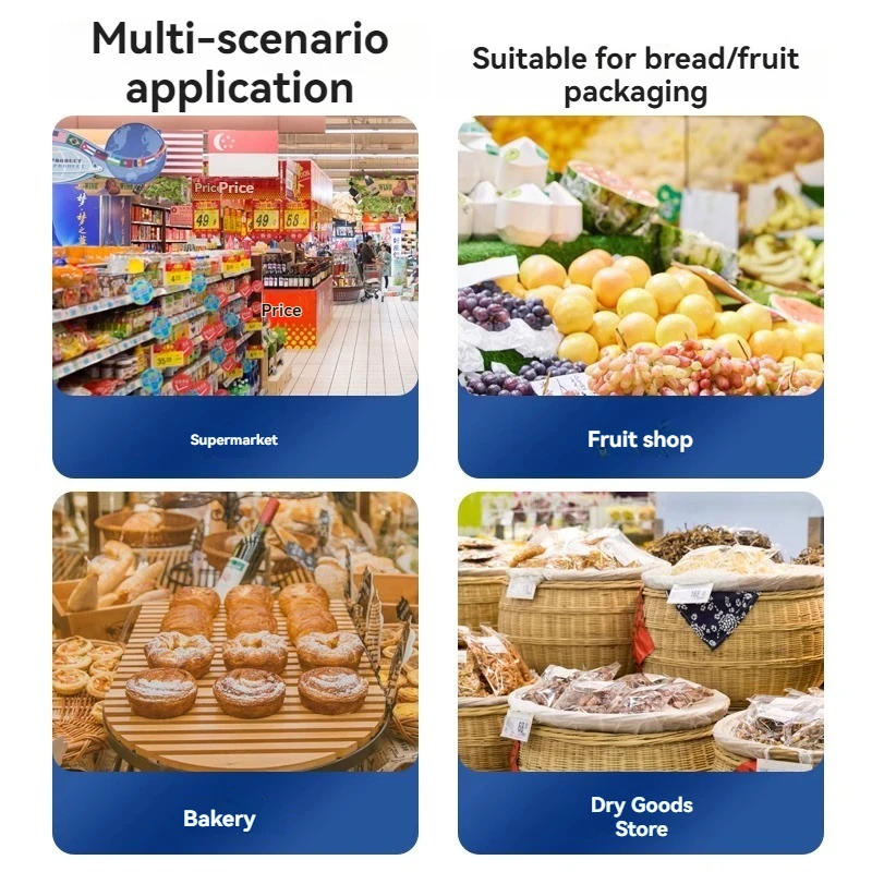 Manual clip machine Bread plastic bag clip packaging machine Supermarket germ bag bread food supermarket