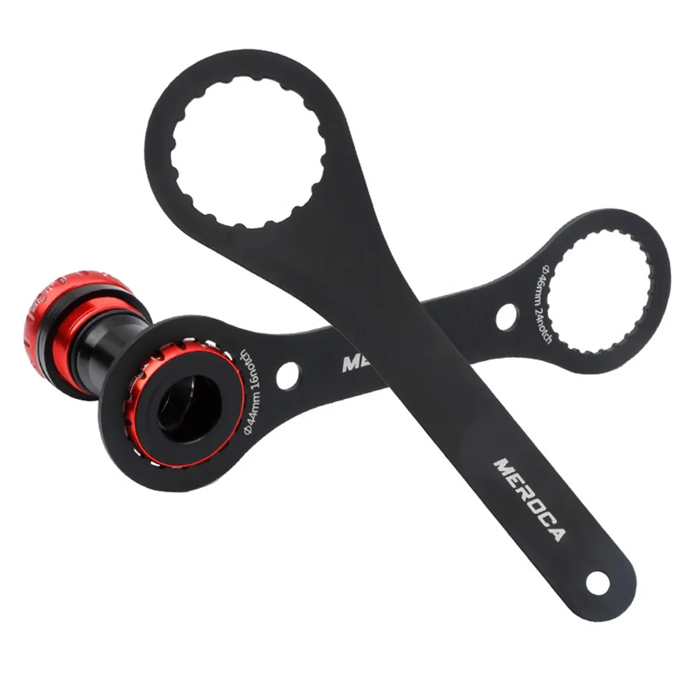 

Bracket 1* Wrench Crankset Hollow Precise Wire Cuttin Removal Tool Aluminum Alloy BB44/BB46 Bicycle Black Bottom