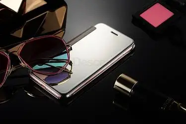 Luxury Flip Case phone case silicon cell phone case cell phone case iphone 6 S 6s 7 8 Plus SE X 6SPlus 7 8Plus 11 12 13 14 15 16 Cover Clear PC View Windows Mirror Coque