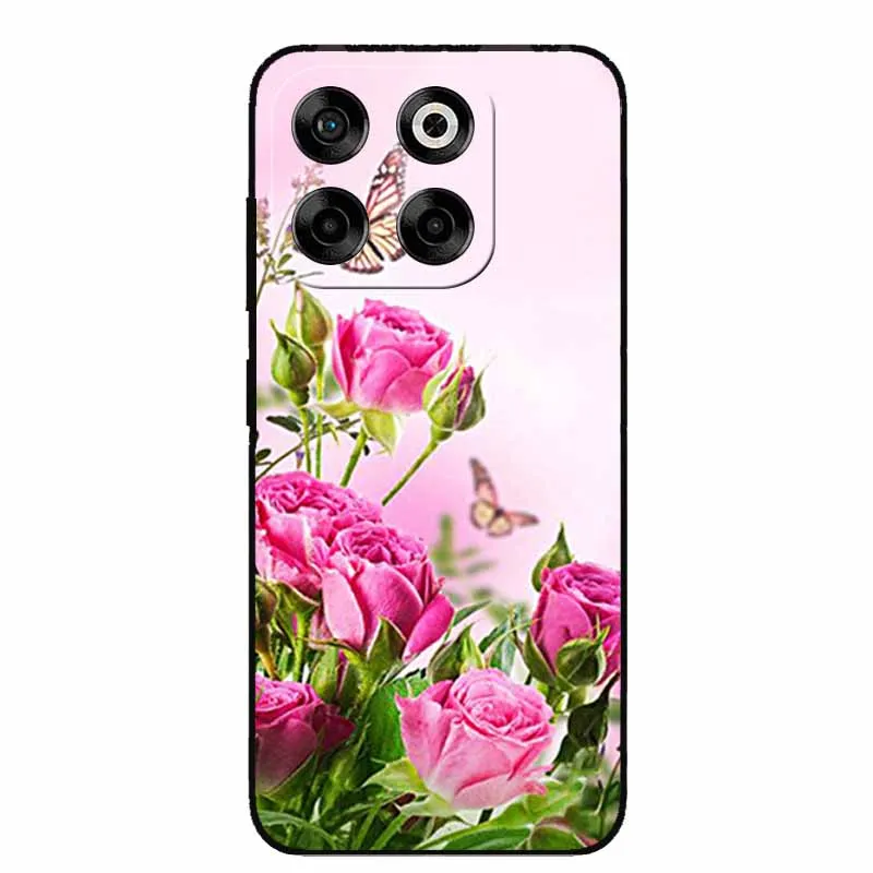 Fashion Protective Silicone Phone Case Back Cover, Black