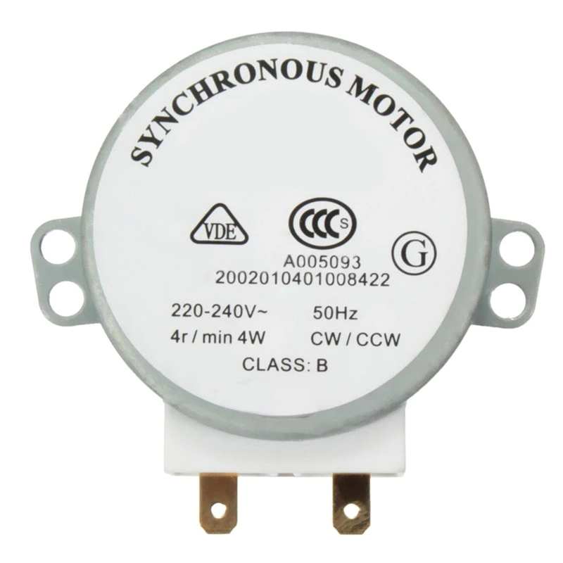 CPDD 220V-240V 4RPM 4W Synchronous Motor for TYJ50-8A7 Microwave Oven Tray Air Blower