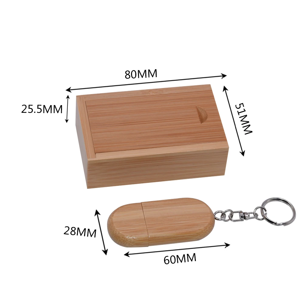 패션 메이플 USB 나무 상자 호두 Pendrive 키 체인 Usb 플래시 드라이브 4GB 8GB 16G 32GB Usb 스틱 2.0 웨딩 메모리 선물