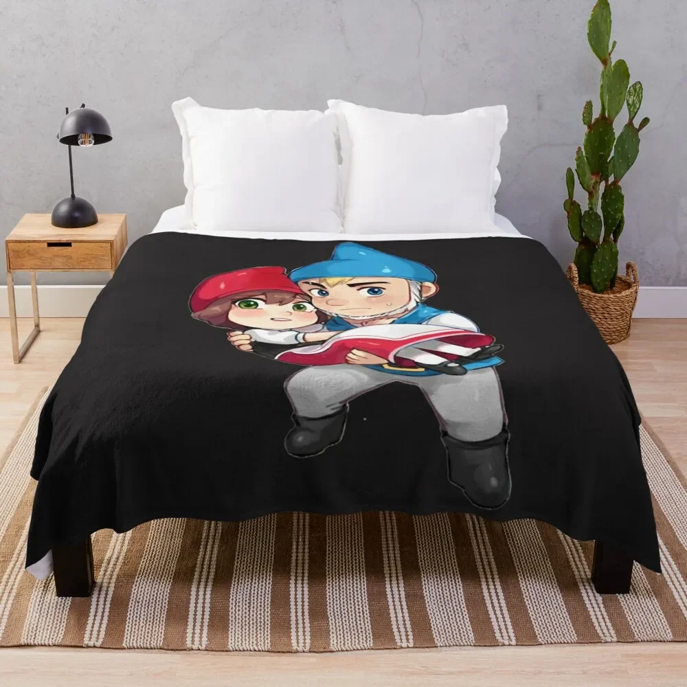 Iconic Art Gnomeo E Giulietta Sticker Throw Blanket Summer Single Sofa Throw Coperte