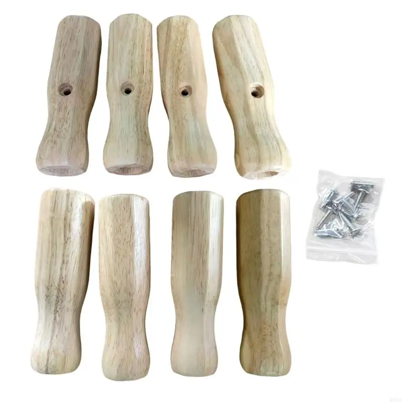 652F 8Pcs Table Football Handle Table Soccer Replacement Handle Foosball Grip Football Game Rod Nonslip Designs